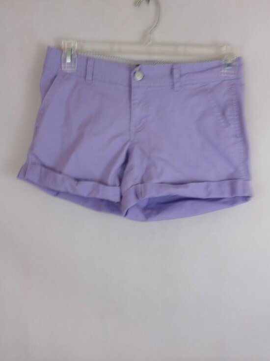 Aéropostale Pants - Aeropostale Women's Lavender Cuffed Chino Booty Shorts Size 4